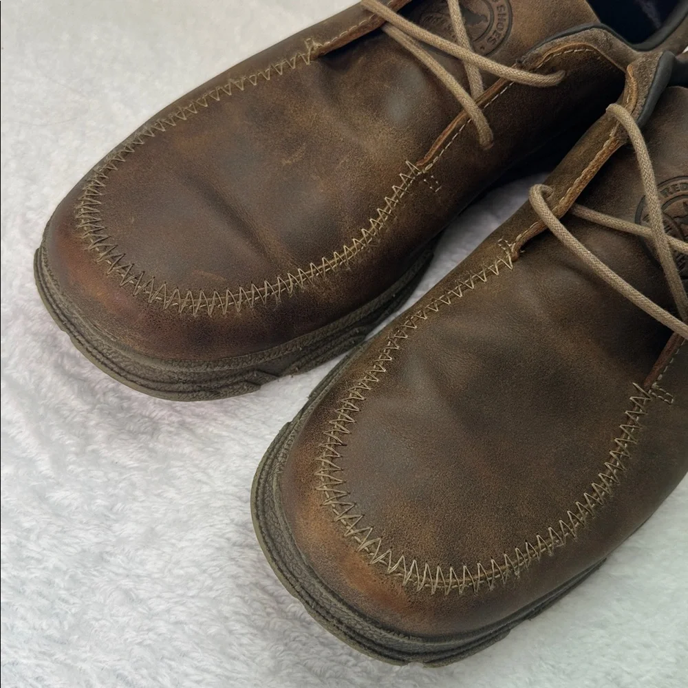 Red Wing Irish Setter Hunt Mens 11.5 Oxford Distressed Leather Shoe Brown Casual